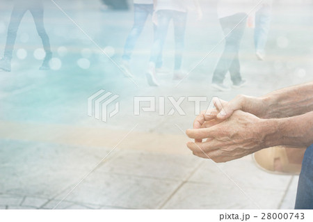 abstract old man hand, pastel and blur abstract old man hand, pastel and blur 28000743