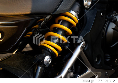 yellow shock absorber's motorcycle yellow shock absorber's motorcycle 28001312