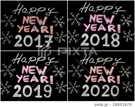 Happy new year 2017, 2018, 2019, 2020 28001629