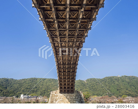 Kintai-Kyo Bridge wooden details structure 28003416