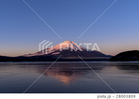 山中湖より紅富士 28003809