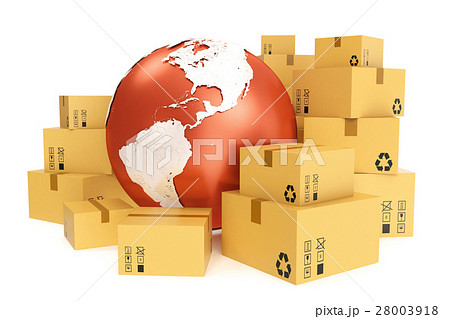 Cardboard box shipping and worldwide delivery Cardboard box shipping and worldwide delivery 28003918