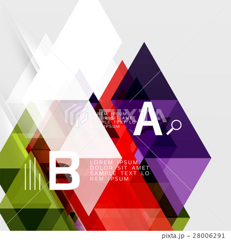 Transparent overlapping triangles Transparent overlapping triangles 28006291