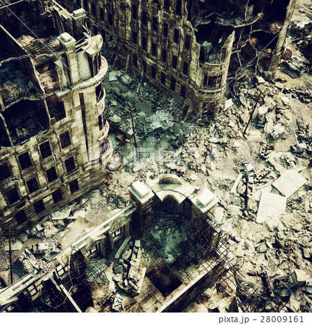 Ruins Of A Cityのイラスト素材