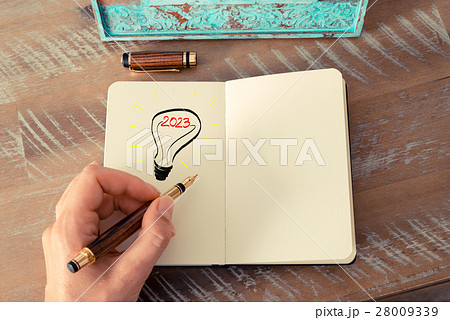 Year 2023 symbol for bright idea  28009339