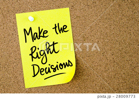 Make The Right Decisions Make The Right Decisions 28009773
