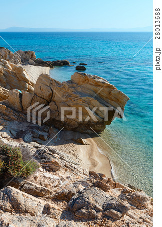 Summer morning Sithonia coast, Greece. 28013688