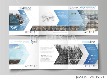 Business templates for tri fold square design Business templates for tri fold square design 28015171