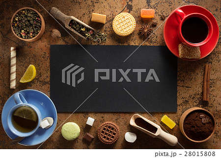 cup of coffee, tea and cacao 28015808