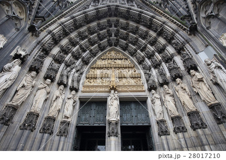 west entrance gate of the Cologne Cathedral west entrance gate of the Cologne Cathedral 28017210