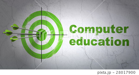 Learning concept: target and Computer Education on Learning concept: target and Computer Education on 28017900