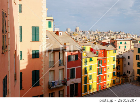 Genoa. Aerial view. Genoa. Aerial view. 28018207