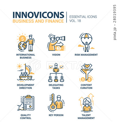 Business, finance modern thin line design icons Business, finance modern thin line design icons 28019395