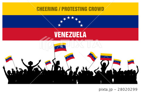 Cheering or Protesting Crowd Venezuela Cheering or Protesting Crowd Venezuela 28020299