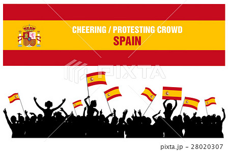 Cheering or Protesting Crowd Spain Cheering or Protesting Crowd Spain 28020307