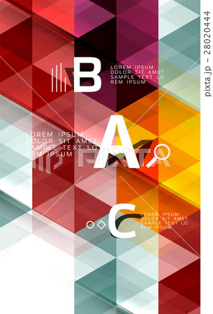 Vector infographic triangles Vector infographic triangles 28020444