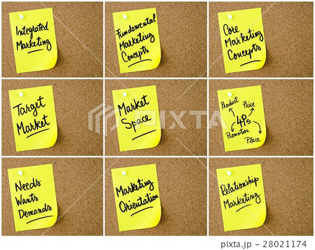 Photo collage of Business and Marketing notes  28021174