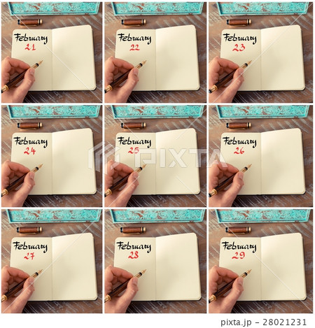 collage of days 10th to 18th of month February  28021231