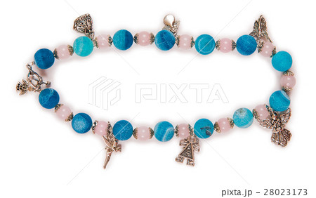 Elegant bracelet isolated on white background Elegant bracelet isolated on white background 28023173