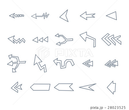 Vector arrow icon set 28023525