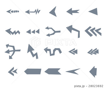 Vector arrow icon set 28023692