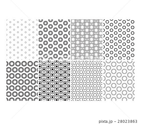 Vector icon set for seamless pattern Vector icon set for seamless pattern 28023863