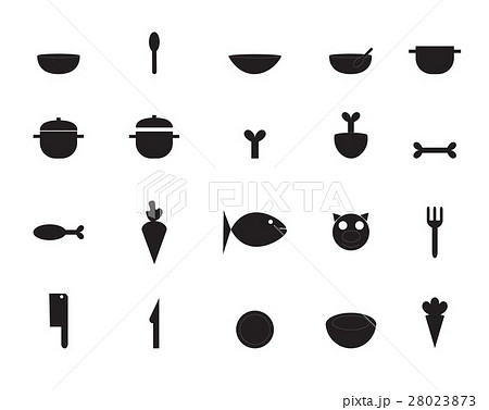 Vector icon set for cooking Vector icon set for cooking 28023873
