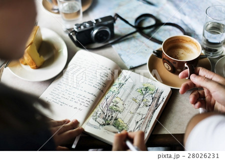 Coffee Table Drawing Nature Concept Coffee Table Drawing Nature Concept 28026231