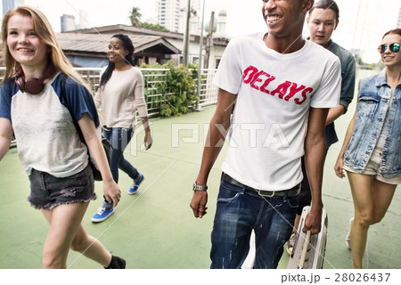 People Friendship Togetherness Hangout Youth Culture Concept 28026437