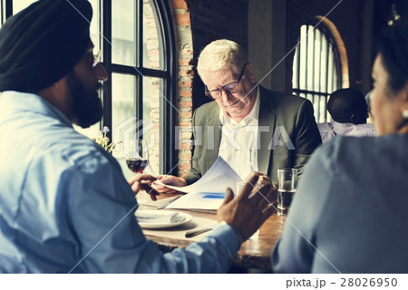 Group Of People Business Meeting Concept 28026950