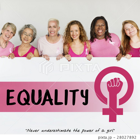 Women Girl Power Feminism Equal Opportunity Concept Women Girl Power Feminism Equal Opportunity Concept 28027892