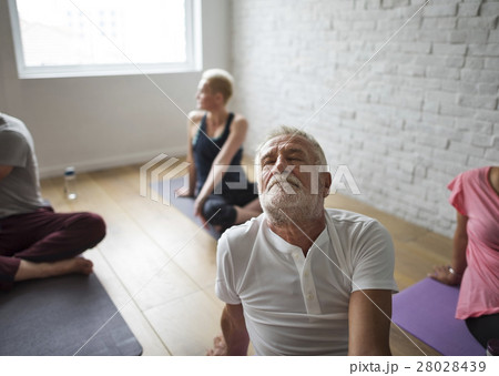 Diversity People Exercise Class Relax Concept 28028439