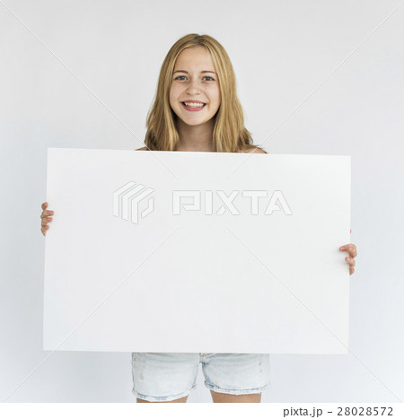 Diverse Group People Holding Blank Placard Concept Diverse Group People Holding Blank Placard Concept 28028572