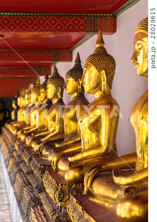 Buddha statue at Wat Pho in Bangkok ,Thailand Buddha statue at Wat Pho in Bangkok ,Thailand 28029615