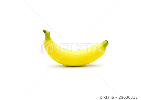 Tasty banana isolated on white background 28030318
