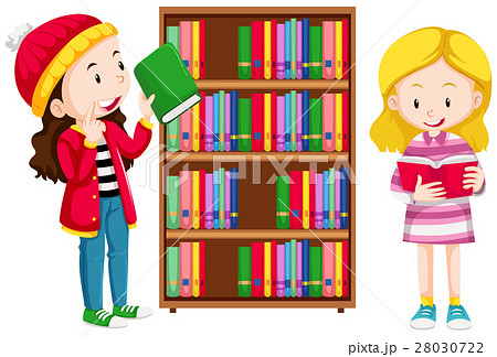 Two girls in the library 28030722