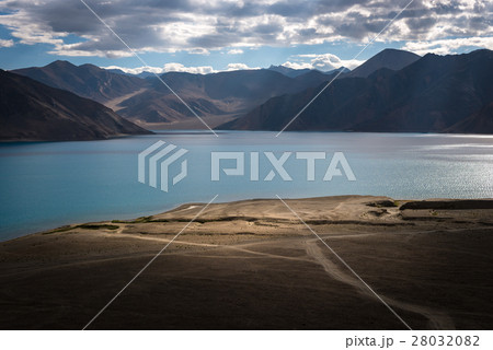 Pangong lake in Leh, Ladakh, India. Pangong lake in Leh, Ladakh, India. 28032082