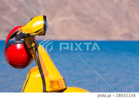 Yellow scooter Yellow scooter 28032158