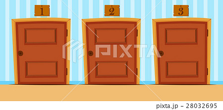 Doors with numbers in the house Doors with numbers in the house 28032695
