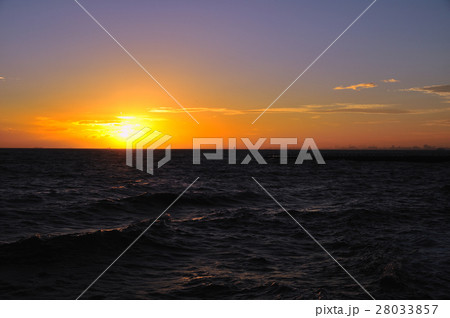 検見川浜夕日 検見川浜夕日 28033857