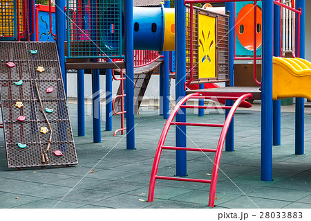 Colorful playground on yard in the park 28033883