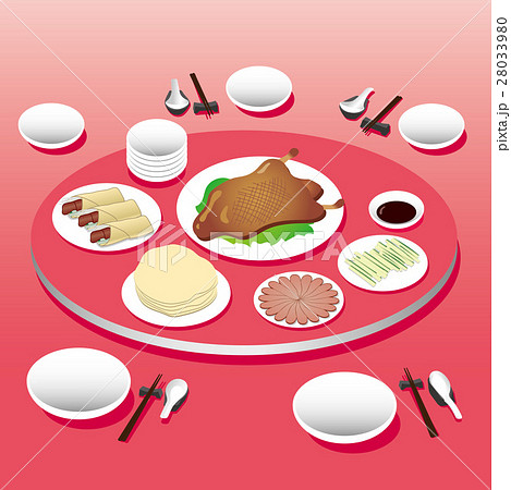 中華料理のイラスト素材
