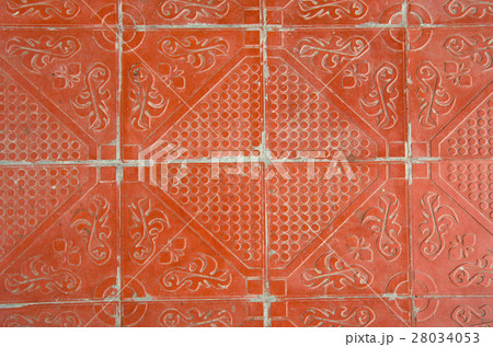 ornamental tiles background, India 28034053