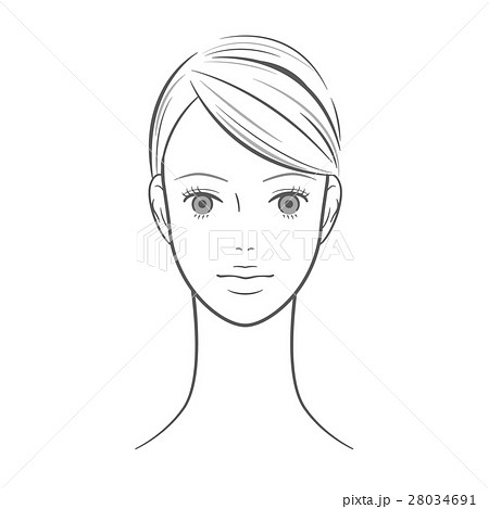 女性_瞳を開けた女性 28034691