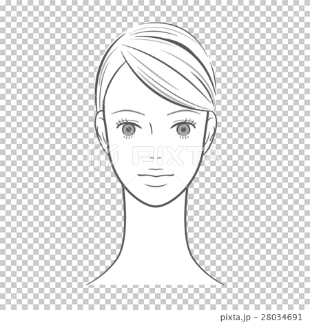 女性_瞳を開けた女性 28034691