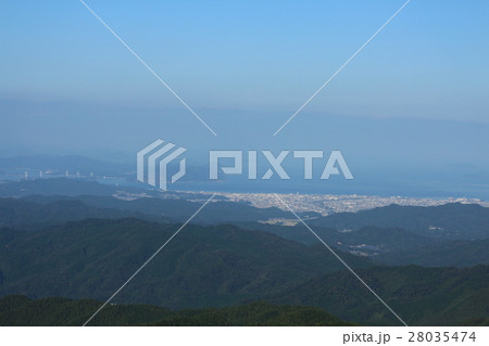 高縄山山頂から見た景色(今治方面) 28035474