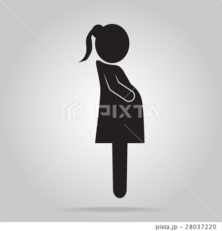 Pregnant woman icon Pregnant woman icon 28037220