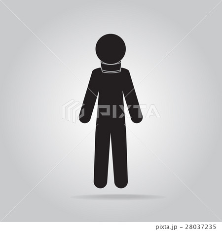 Injured neck and neck splint icon 28037235