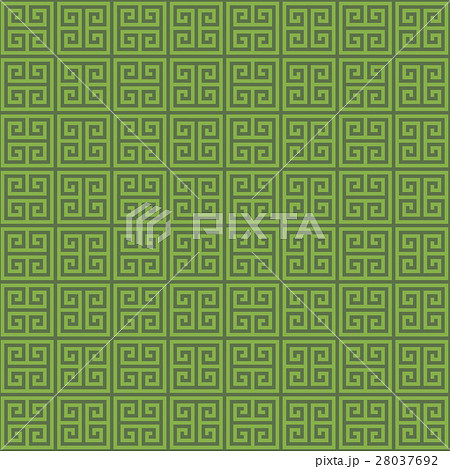 Greenery Classic meander seamless pattern. 28037692