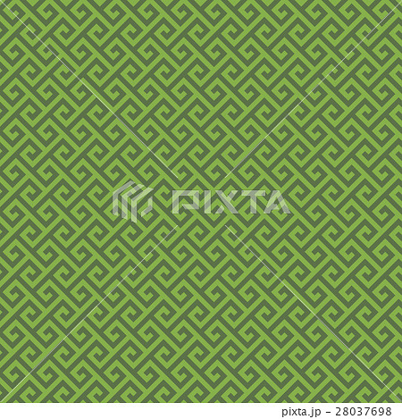 Greenery Classic meander seamless pattern. 28037698